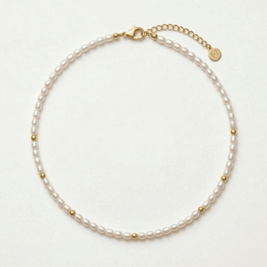 Choker Perlas y Oro