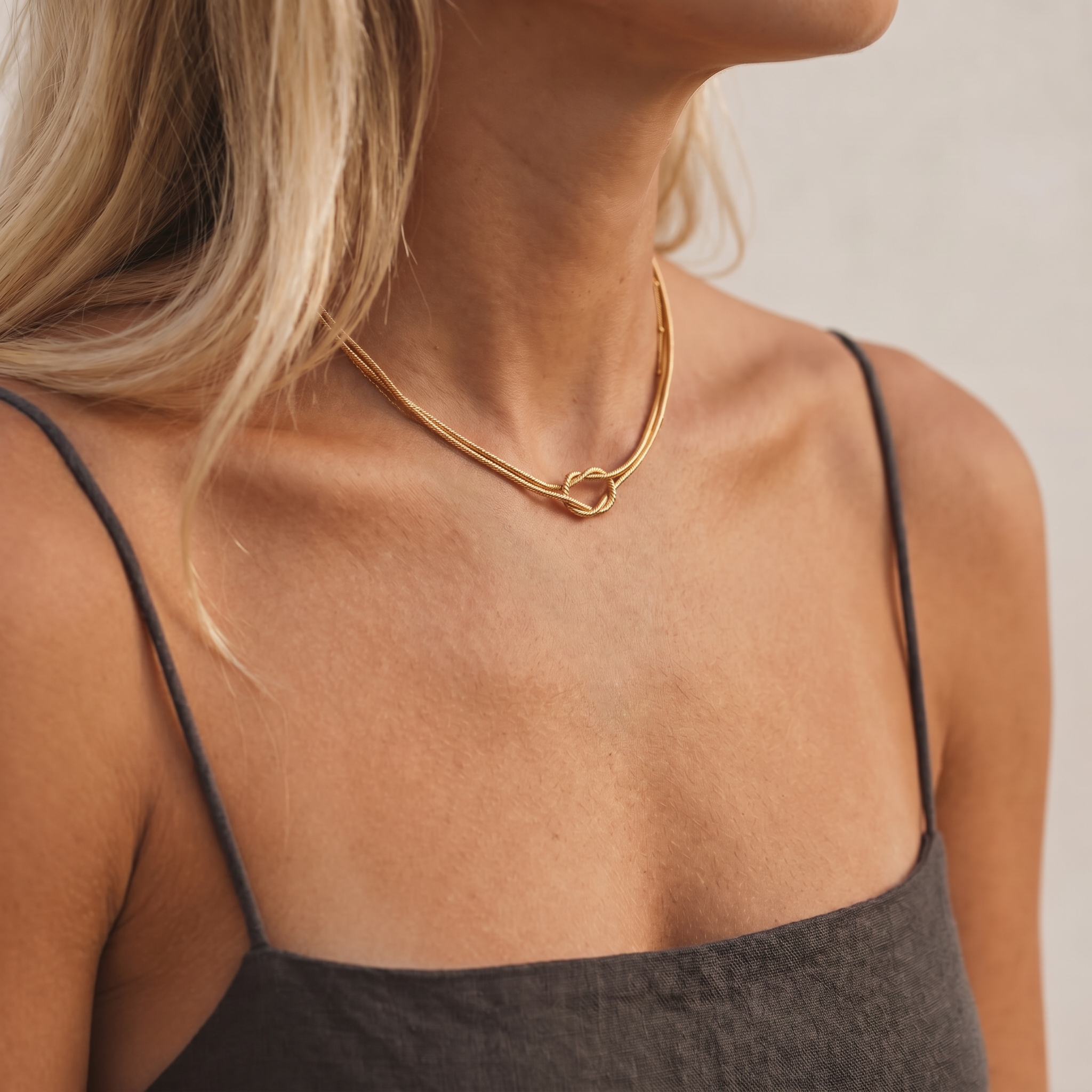 Collar Nudo de Promesa