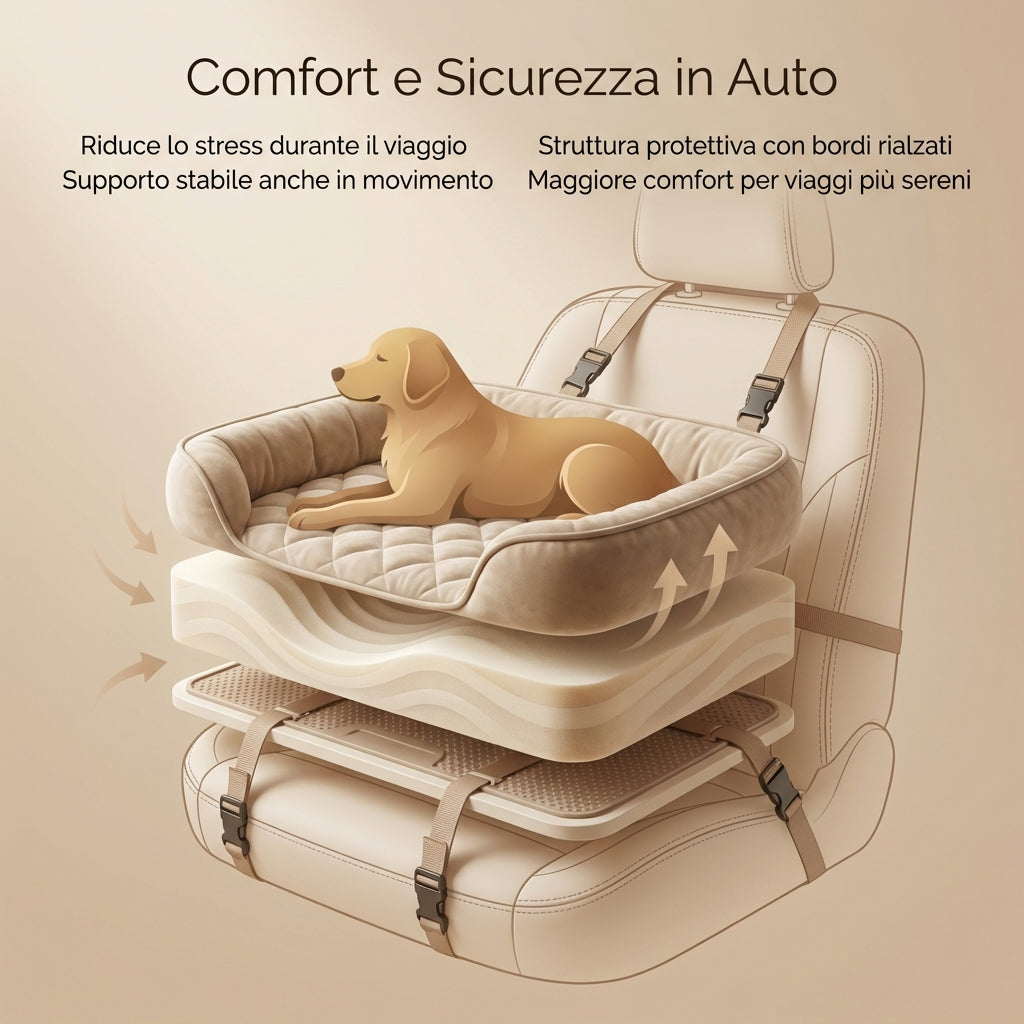Seggiolino Auto per Cani