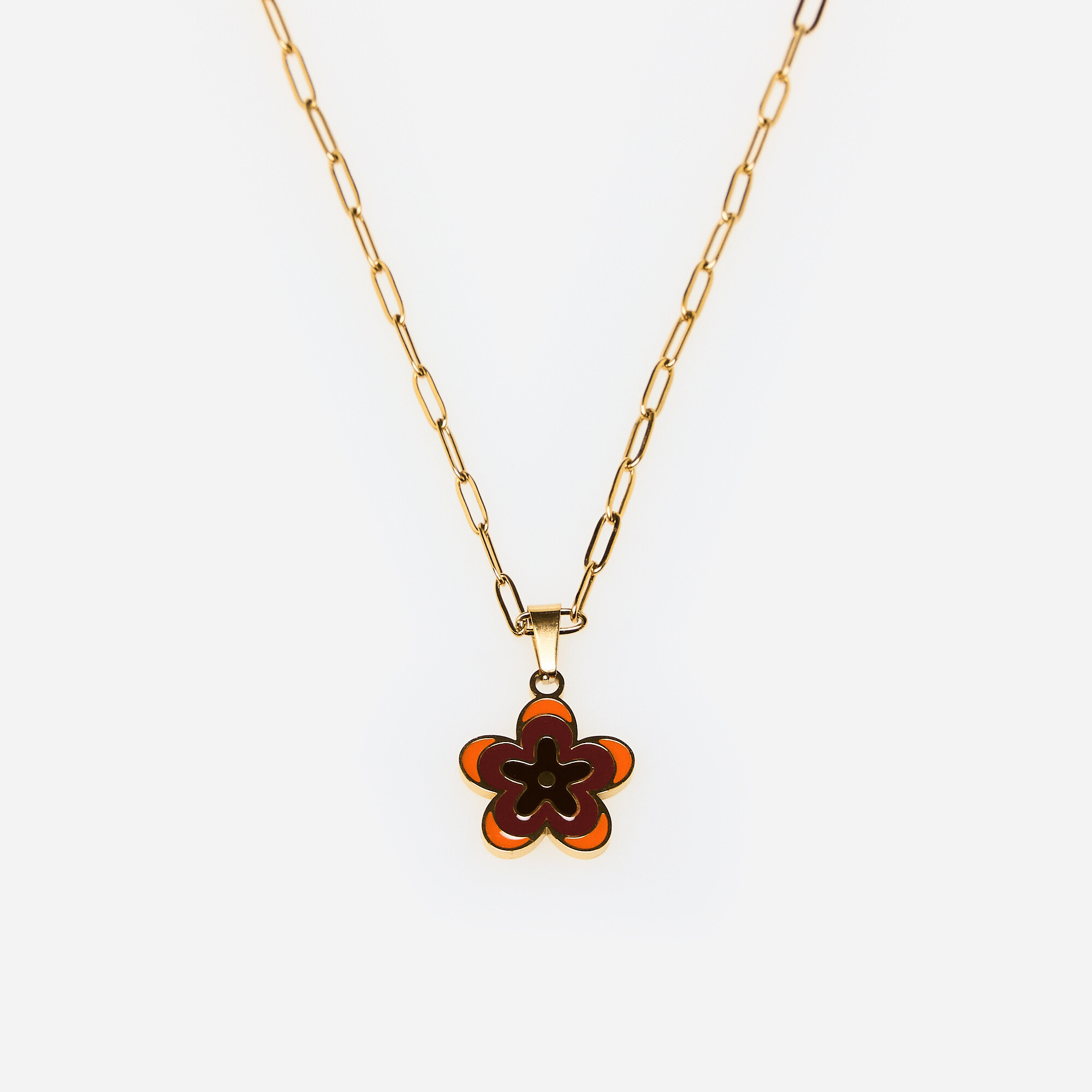 Collar Flor Violeta