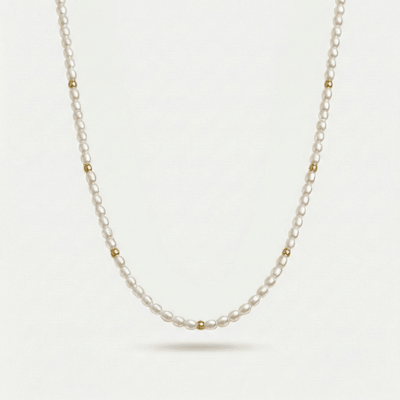 Choker Perlas y Oro