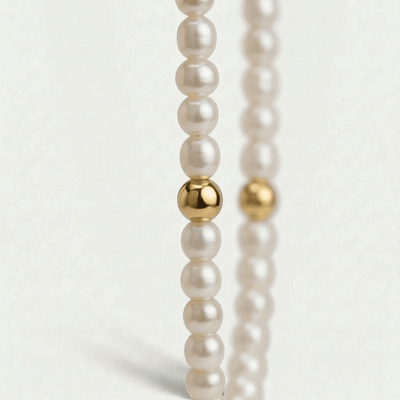 Choker Perlas y Oro
