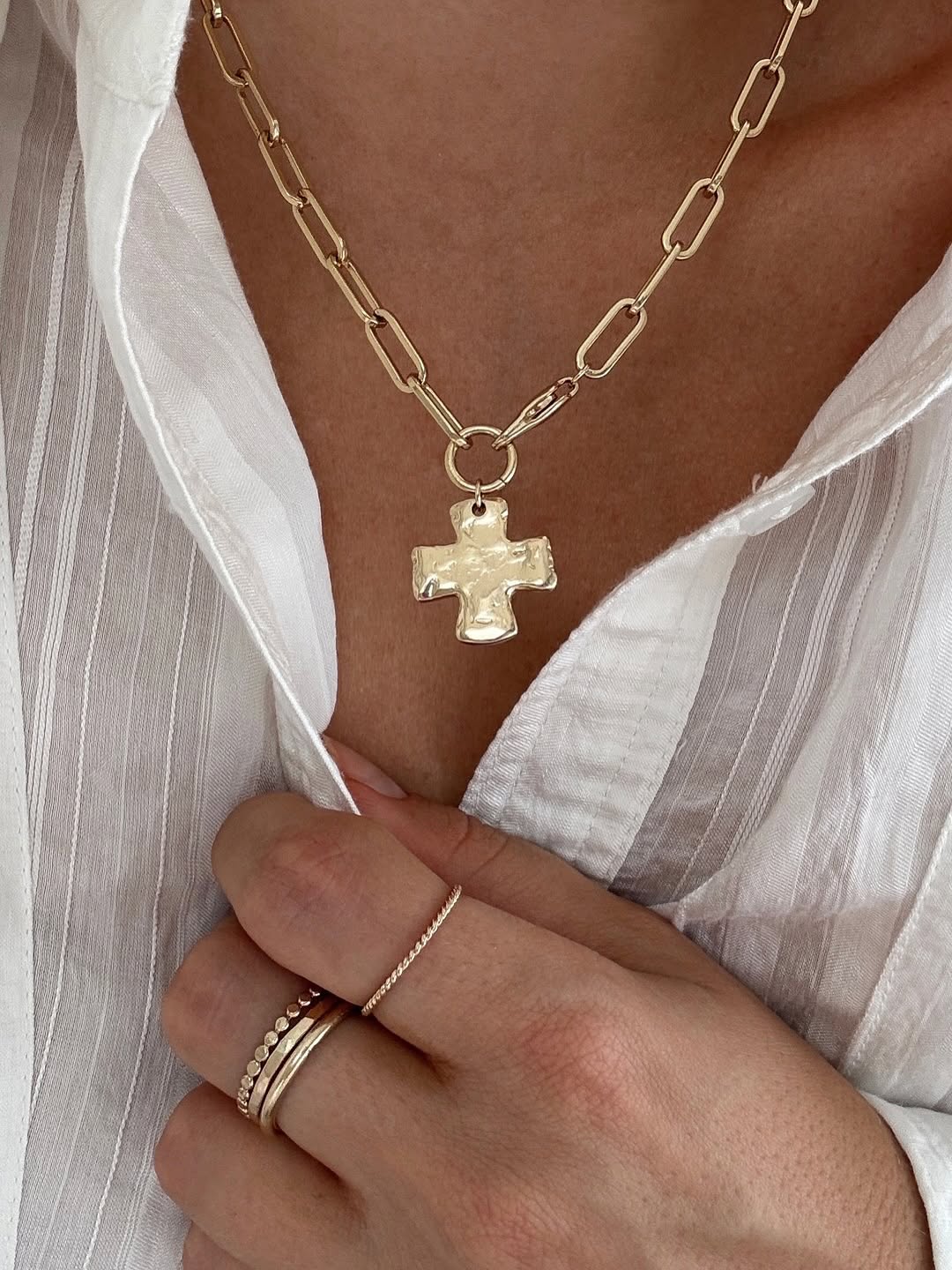 Collar Cruz Chunky