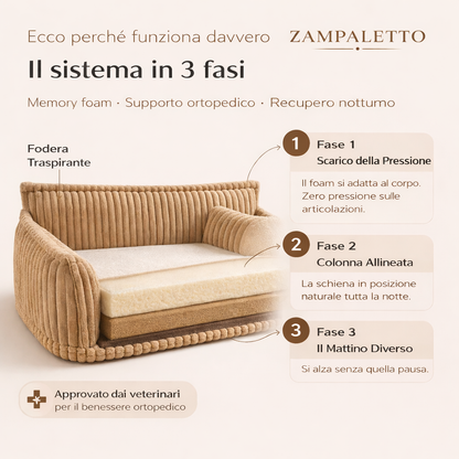 Cuccia Ortopedica a Sostegno Attivo