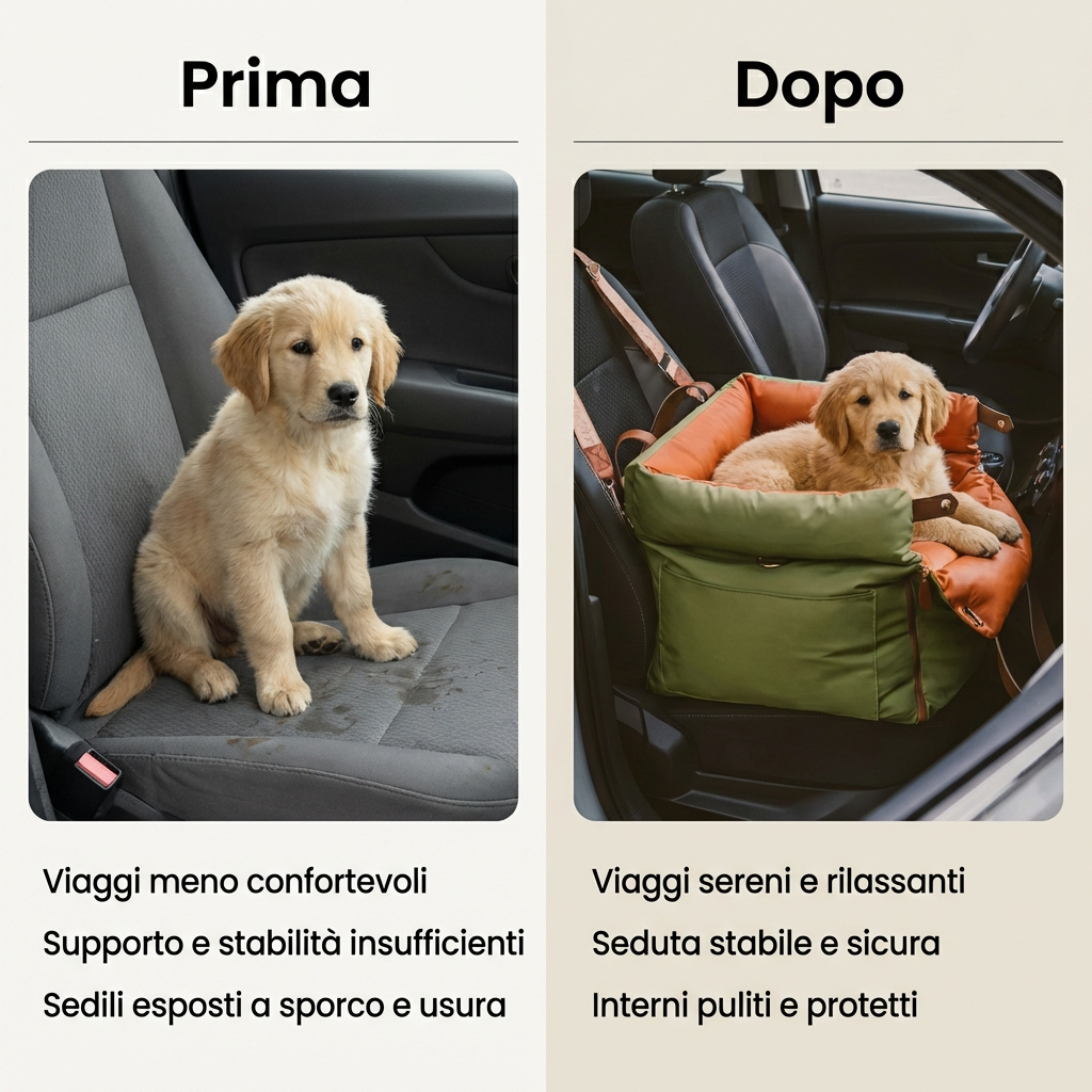 Seggiolino Auto per Cani